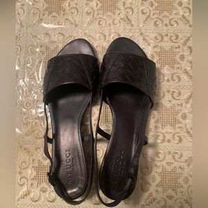 Stesto Meucci Black Sandals Size 9 1/2